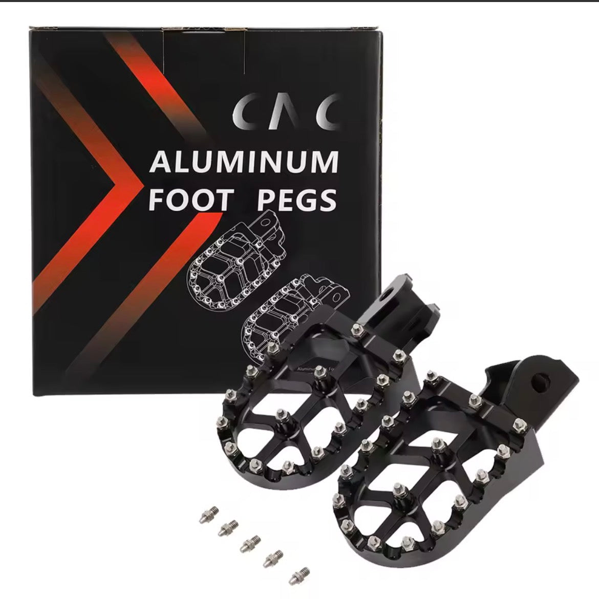 Black CNC pegs